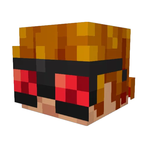 AHAHAC2424 Minecraft avatar head, 3D render