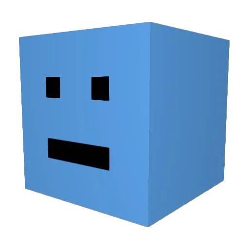 AHHHHHHHAHHHHH Minecraft avatar head, 3D render