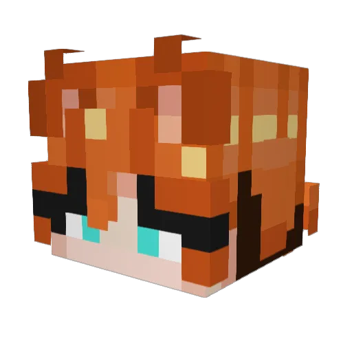 AHHHHHhhhhhhhh15 Minecraft avatar head, 3D render