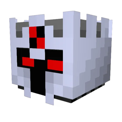 AHR580 Minecraft avatar head, 3D render