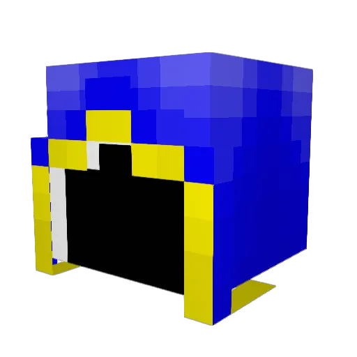 AHS067 Minecraft avatar head, 3D render