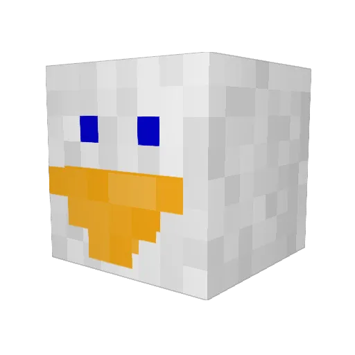 AHero88 Minecraft avatar head, 3D render