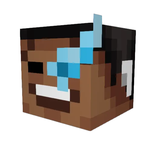 AIIHaIIowsEve Minecraft avatar head, 3D render