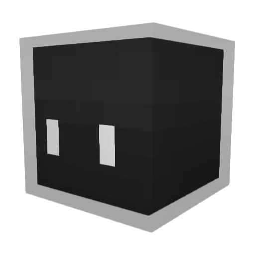 AIMblue527 Minecraft avatar head, 3D render