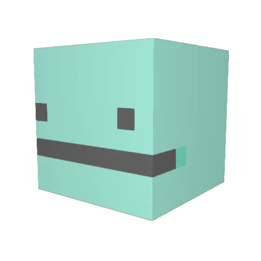 AIRONE__ Minecraft avatar head, 3D render