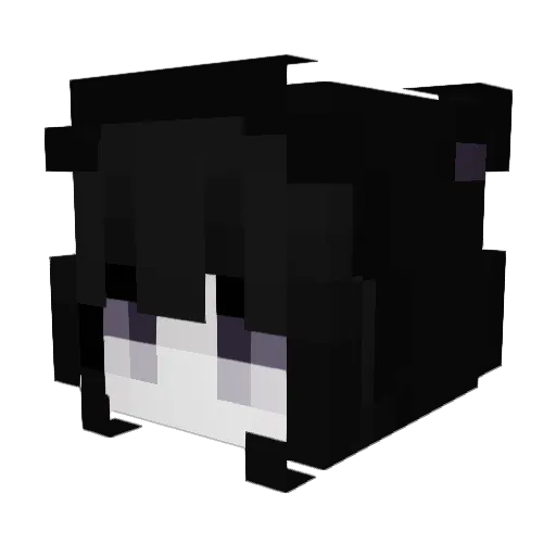 AIRUN1695 Minecraft avatar head, 3D render