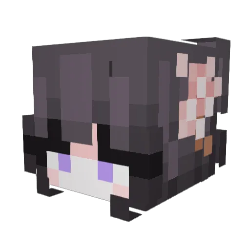 AIRYSODA462 Minecraft avatar head, 3D render
