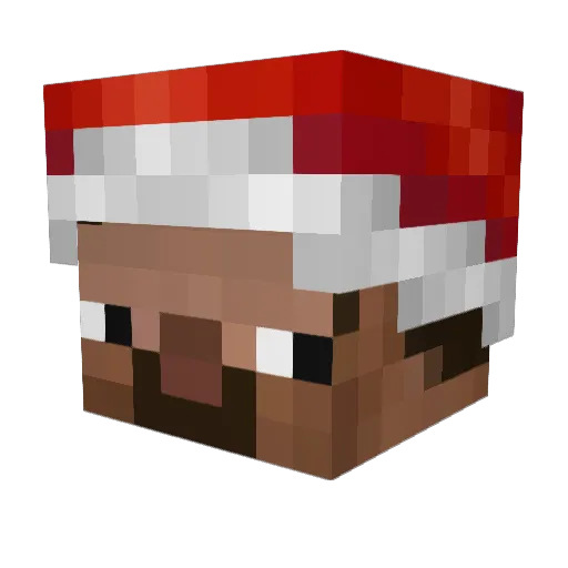 AISAYO Minecraft avatar head, 3D render