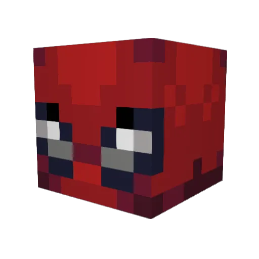 AISlmp Minecraft avatar head, 3D render