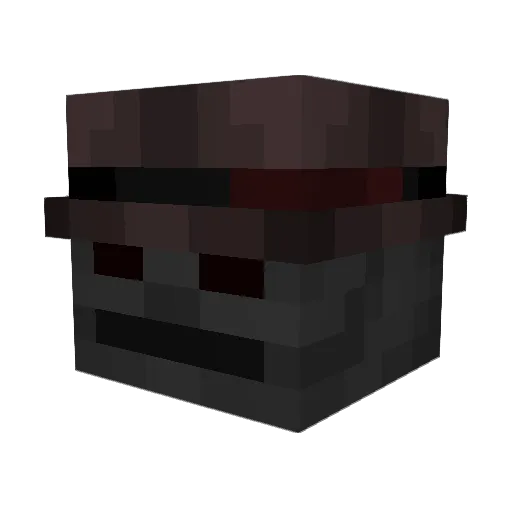 AIVM3 Minecraft avatar head, 3D render