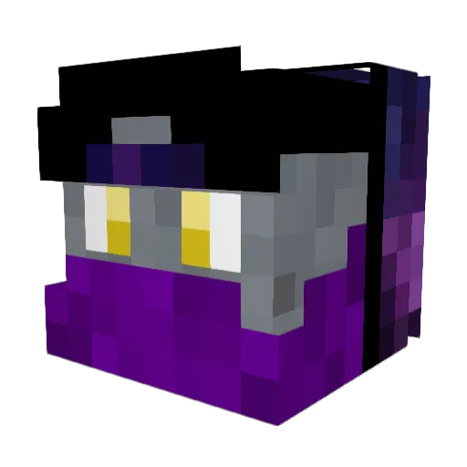 AI_Adz Minecraft avatar head, 3D render