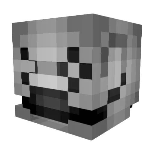 AIejandr0 Minecraft avatar head, 3D render