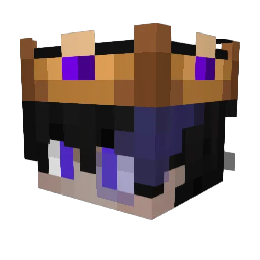 AJ0se Minecraft avatar head, 3D render