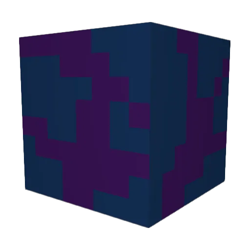 AJ63345 Minecraft avatar head, 3D render