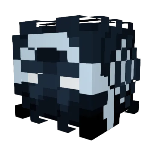 AJ913 Minecraft avatar head, 3D render