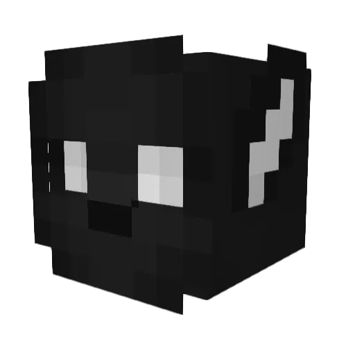 AJBXNG_1 Minecraft avatar head, 3D render