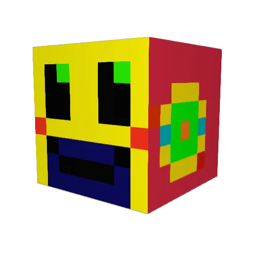 AJEloBeast Minecraft avatar head, 3D render