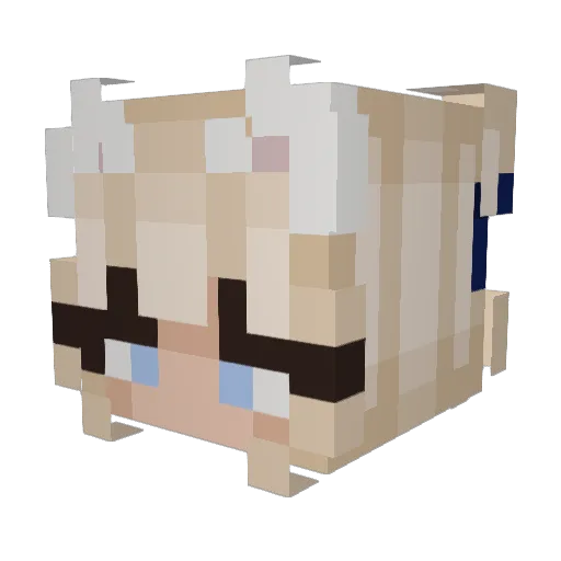 AJFerg1270 Minecraft avatar head, 3D render