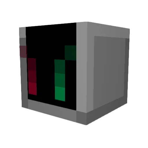 AJLG100 Minecraft avatar head, 3D render