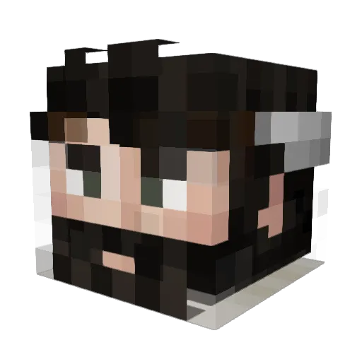 AJLee85 Minecraft avatar head, 3D render