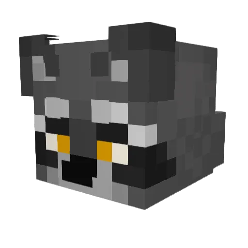 AJMasterSword Minecraft avatar head, 3D render