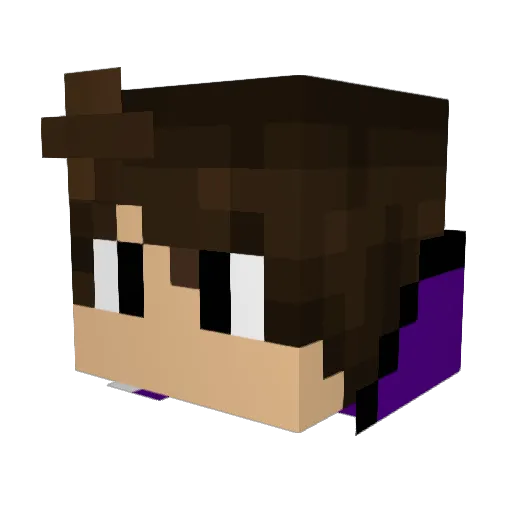 AJMurphy24 Minecraft avatar head, 3D render
