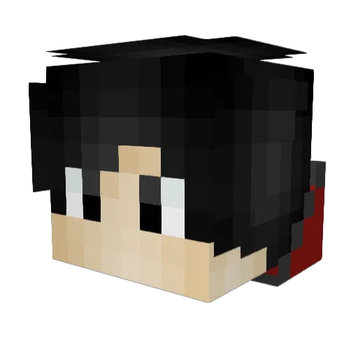 AJOTA25 Minecraft avatar head, 3D render