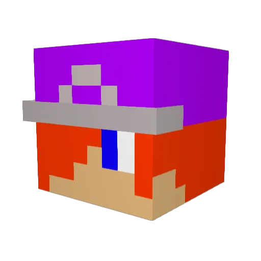AJPlayzSoccer Minecraft avatar head, 3D render
