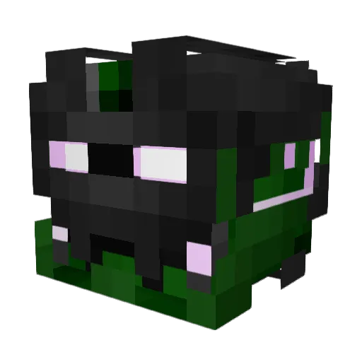 AJScotty Minecraft avatar head, 3D render