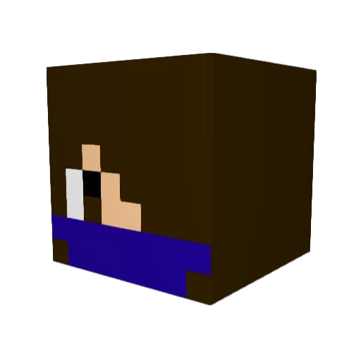 AJTomoLFCbeast Minecraft avatar head, 3D render