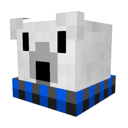 AJW2004 Minecraft avatar head, 3D render