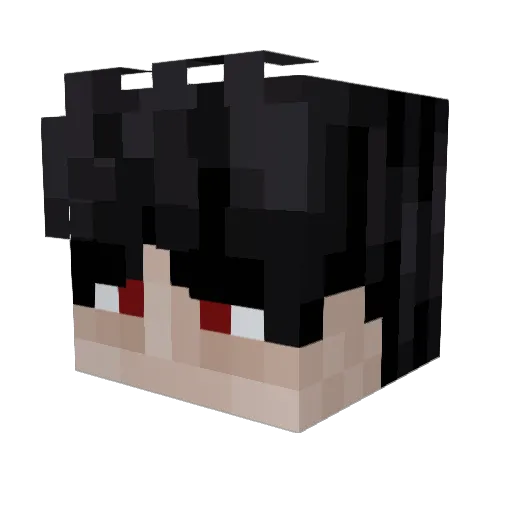 AJ_23424 Minecraft avatar head, 3D render