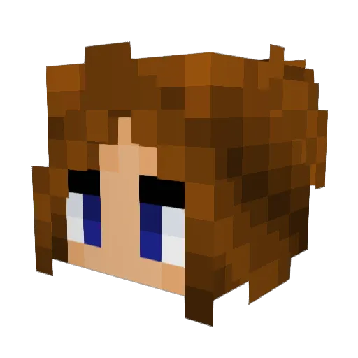 AJ_Playz11 Minecraft avatar head, 3D render