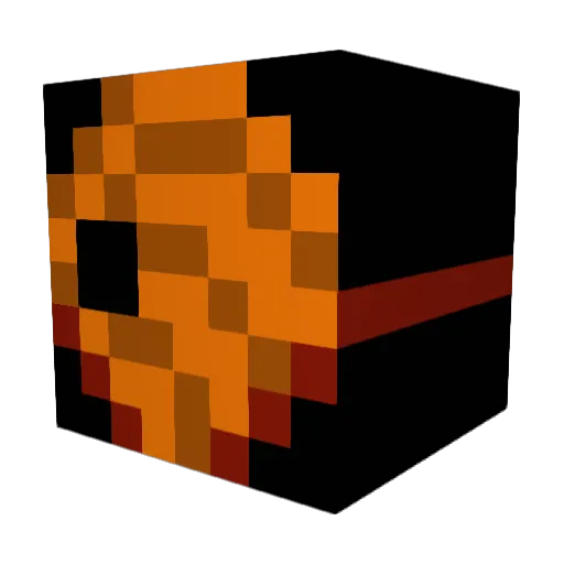 AJ________ Minecraft avatar head, 3D render