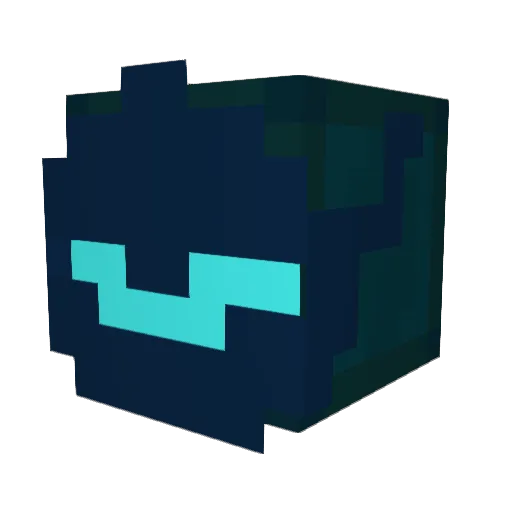 AJanger Minecraft avatar head, 3D render