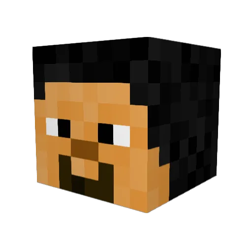 AJeremy8 Minecraft avatar head, 3D render
