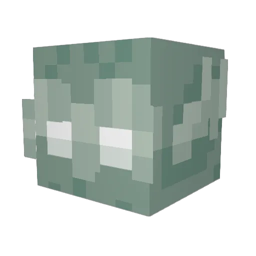 AJmenk Minecraft avatar head, 3D render