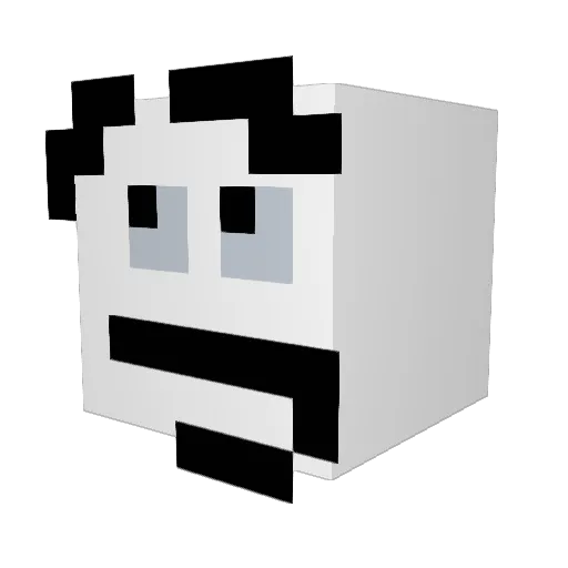 AJminer11 Minecraft avatar head, 3D render
