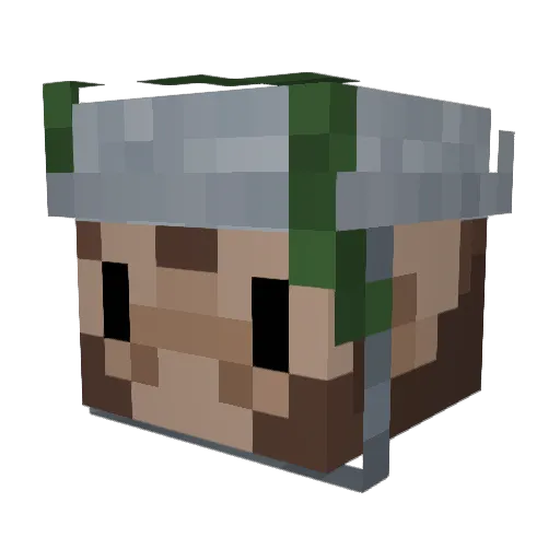 AJo3 Minecraft avatar head, 3D render
