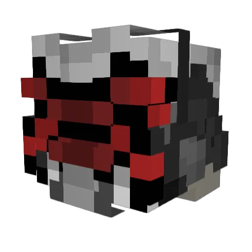 AJsSMOKE Minecraft avatar head, 3D render