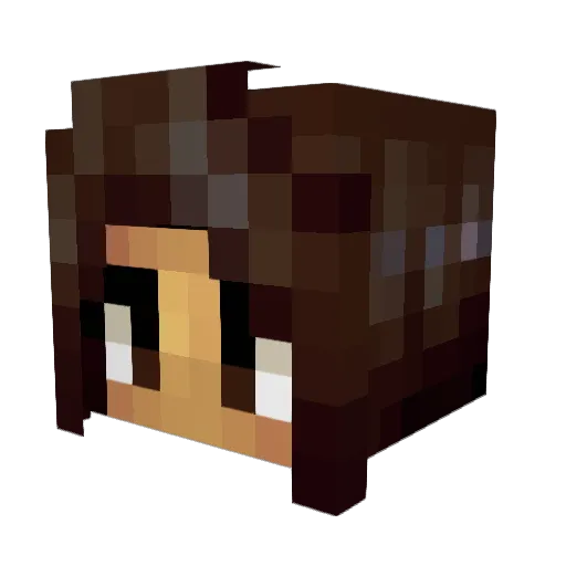 AJsierra63 Minecraft avatar head, 3D render