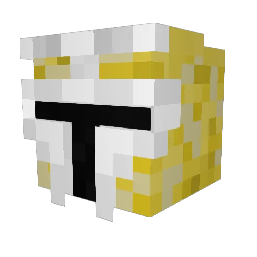 AJugOfWater Minecraft avatar head, 3D render
