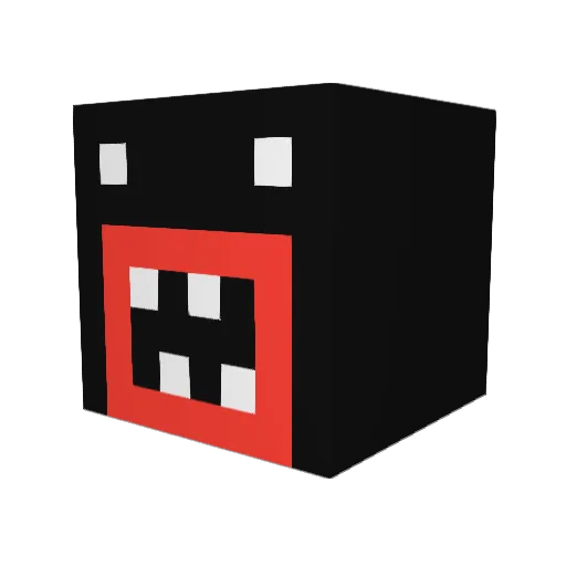 AJulfar Minecraft avatar head, 3D render