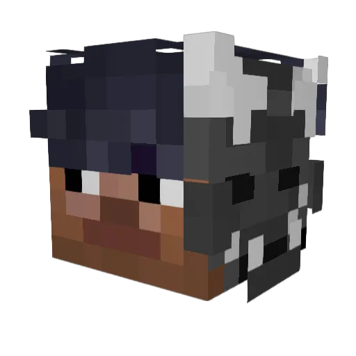 Minecraft-Avatar von AK0OS: Kopf als 3D-Render