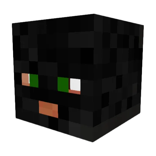 AK42340 Minecraft avatar head, 3D render