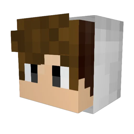 AK47inyourface Minecraft avatar head, 3D render