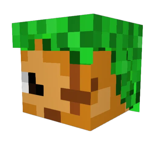 AK7EHO Minecraft avatar head, 3D render