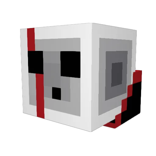 AKA2720 Minecraft avatar head, 3D render