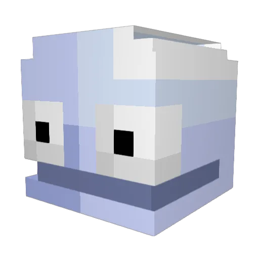 AKAIl05 Minecraft avatar head, 3D render