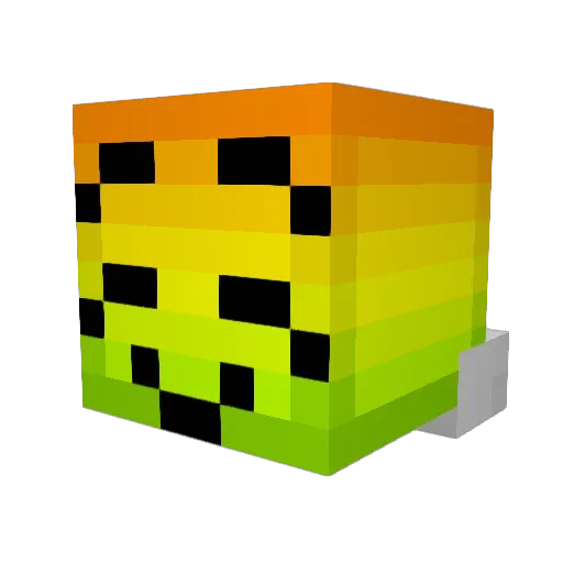 AKAMusic Minecraft avatar head, 3D render
